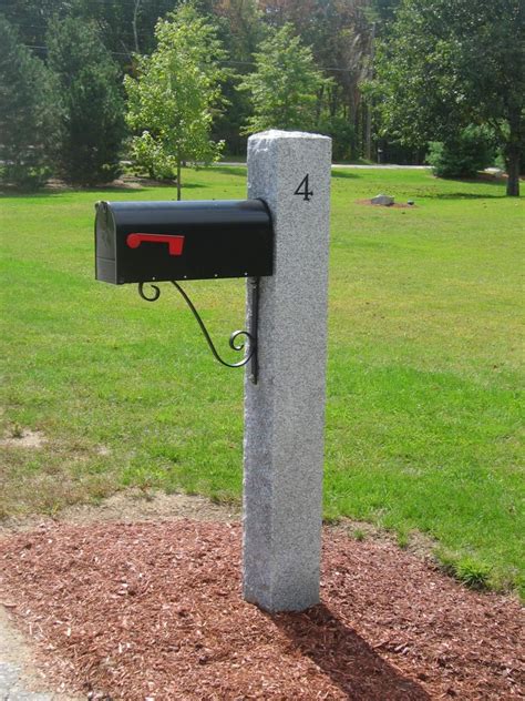 granite mailbox mounting bracket|swenson granite mailbox post.